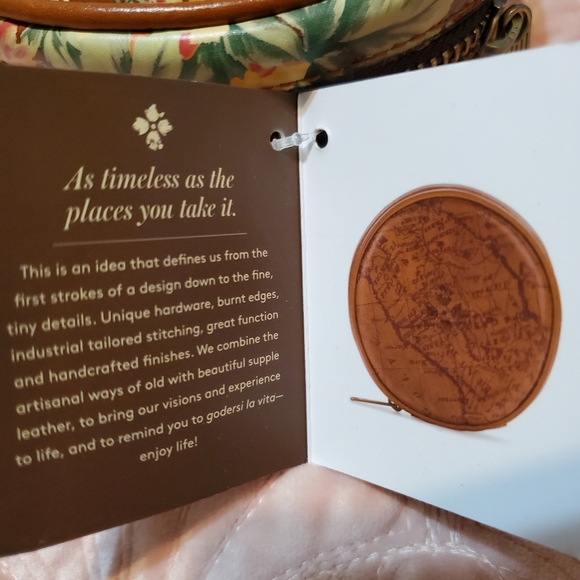 Patricia Nash Diamante Genuine Leather Jewelry Case - Picture 5 of 7